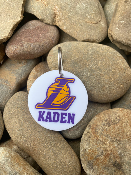 Personalised Bag Tags - LA Lakers