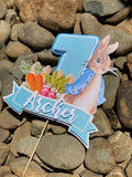 3D Cake Topper Peter Rabbit Theme