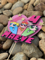 3D Cake Topper Powerpuff Girls theme