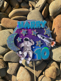 3D Cake Topper Space Theme