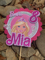 3D Cake Topper Barbie theme