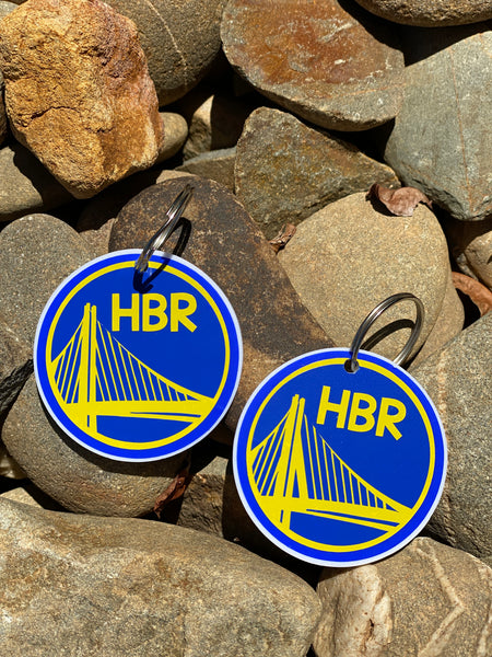 Personalised Bag Tags - Golden State Warriors