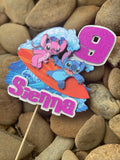 3D Cake topper Stitch and Angel theme
