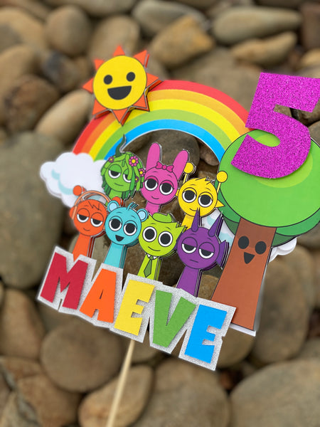 3D Cake Topper Sprunki
