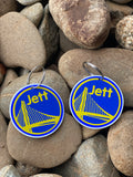 Personalised Bag Tags - Golden State Warriors