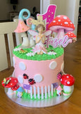 3D Cake Topper Fairy Garden Theme