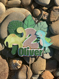 3D Cake Topper Dinosaur style 2 Theme