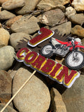 3D Cake Topper Dirt bike theme