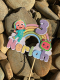 3D Cake Topper Cocomelon theme