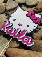 3D Cake Topper Hello Kitty theme