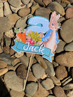 3D Cake Topper Peter Rabbit Theme