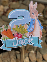 3D Cake Topper Peter Rabbit Theme