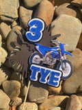 3D Cake Topper Dirt bike theme