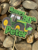 3D Cake Topper Tractor theme