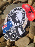 3D Cake Topper Collingwood Magpies AFL Theme