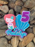 3D Cake Topper Mermaid style 1 Theme