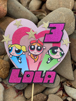 3D Cake Topper Powerpuff Girls theme