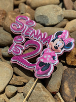 3D Cake Topper Minnie Mouse Theme