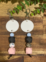 Beaded key rings