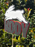 3D Cake Topper South Sydney Rabbits Theme