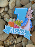 3D Cake Topper Peter Rabbit Theme