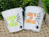 Halloween Trick or Treat Buckets